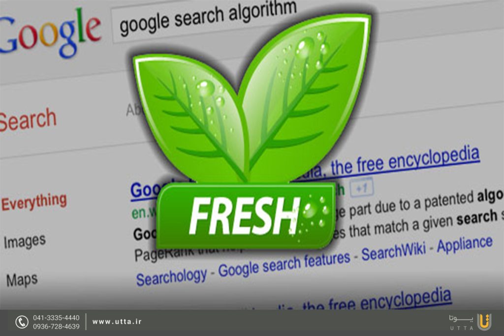 google freshness algorithm