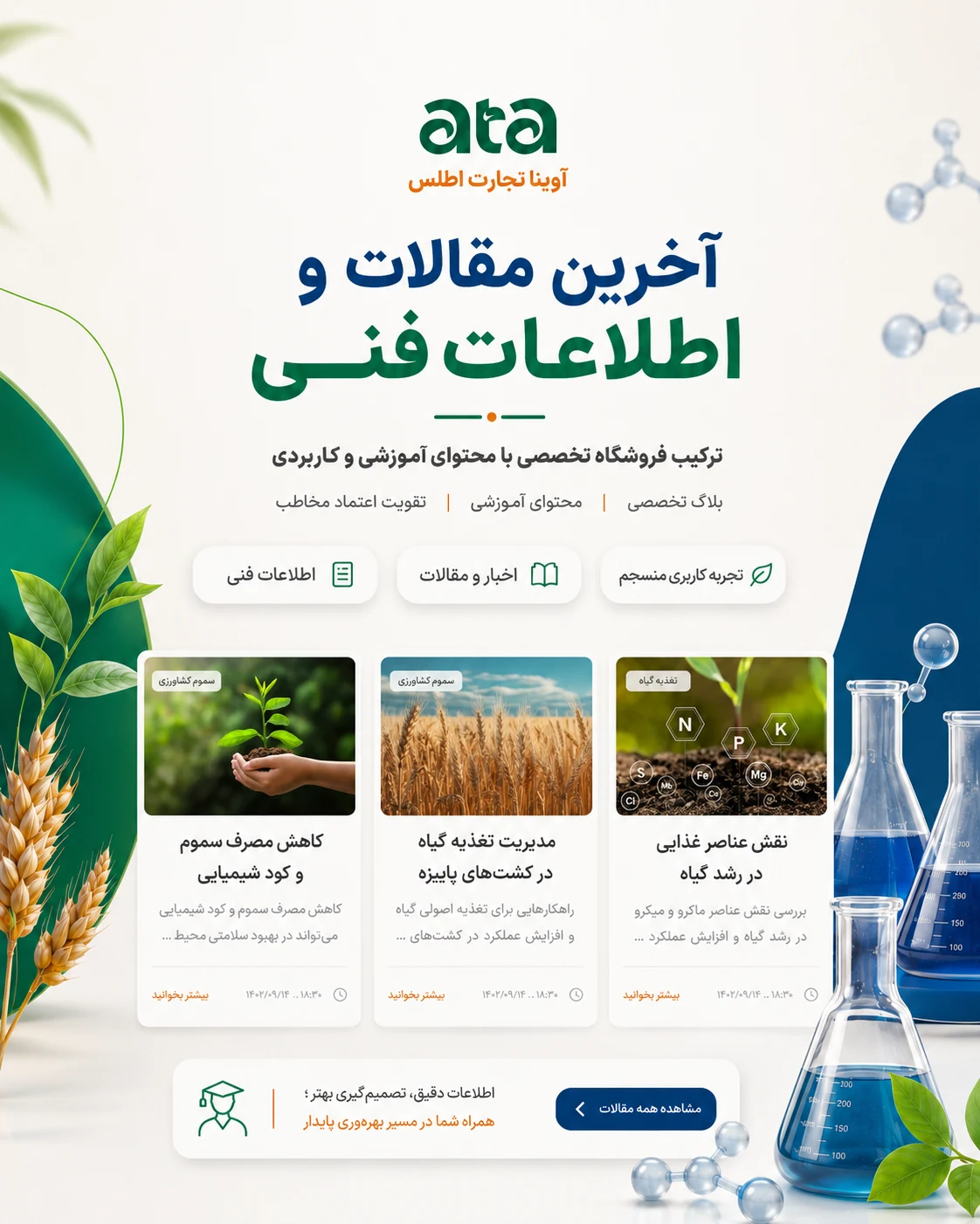 طراحی سایت فروشگاهی آوینا تجارت اطلس