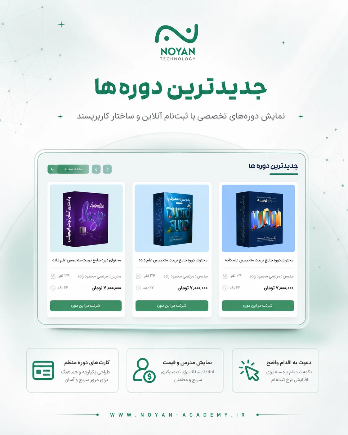 طراحی سایت آکادمی هوش مصنوعی نویان